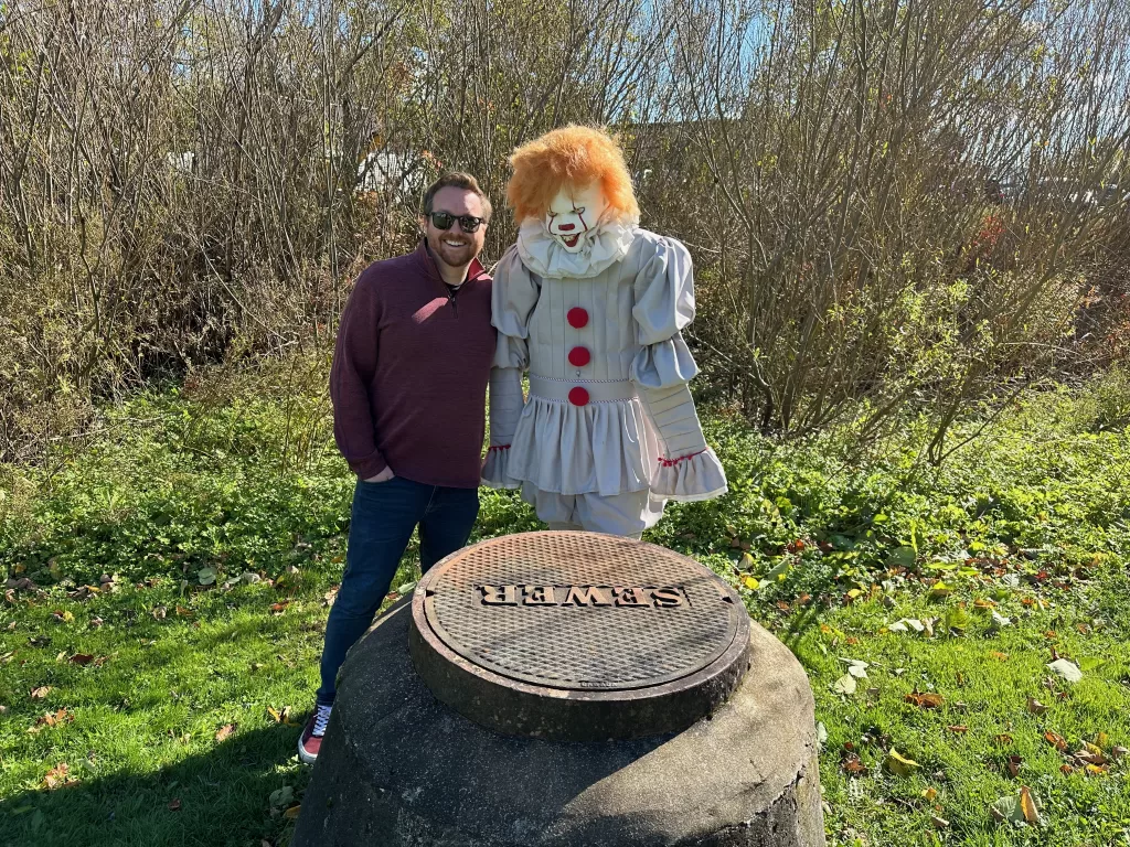 Me With Pennywise the Clown