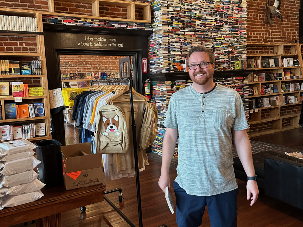 Me at the Painted Porch Bookstore smaller