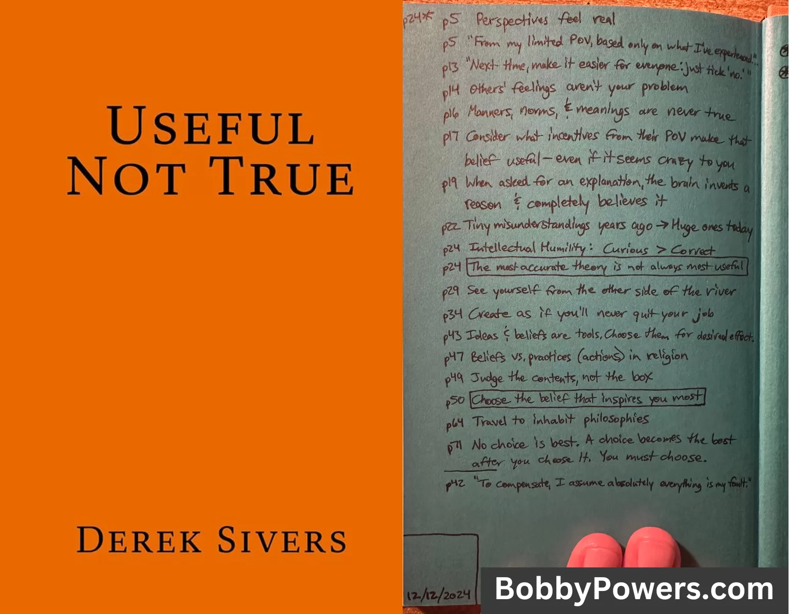 Book Notes - Useful Not True