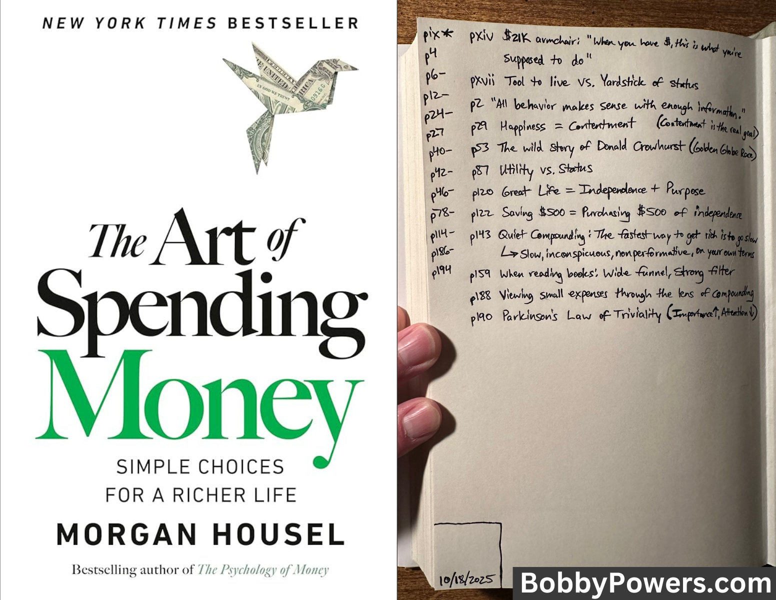 The Art of Spending Money Book Notes
