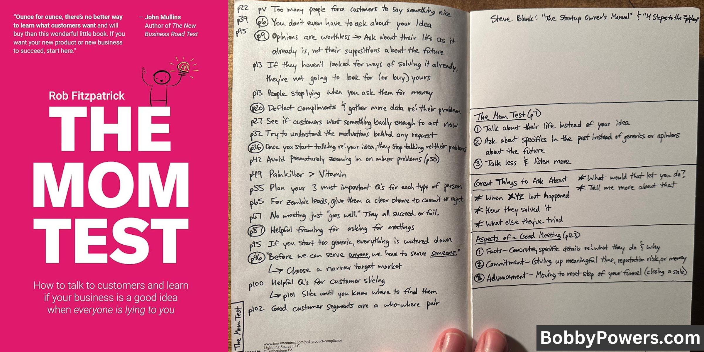 Book Notes - The Mom Test