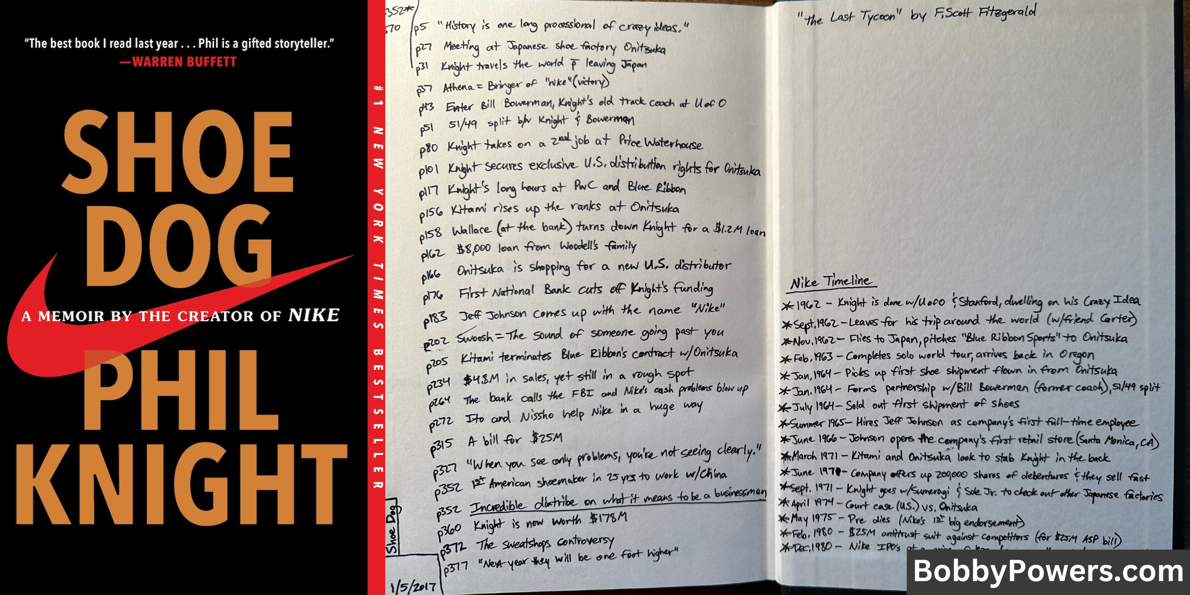Shoe Dog (Book Notes)