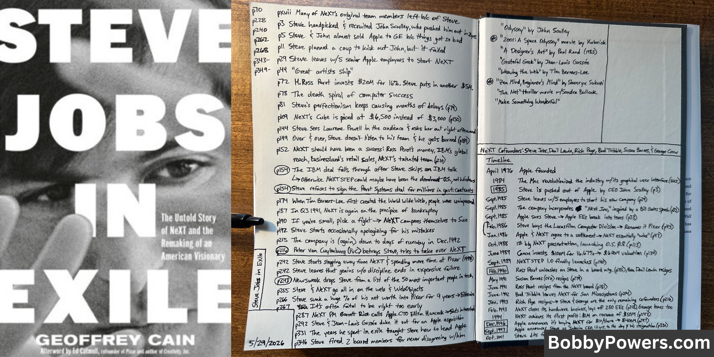 Steve Jobs in Exile (Book Notes)