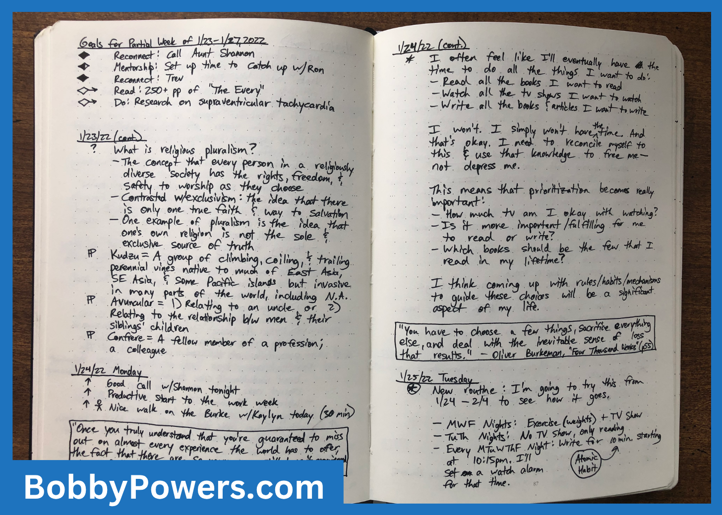 Tips for Taking Better Handwritten Notes